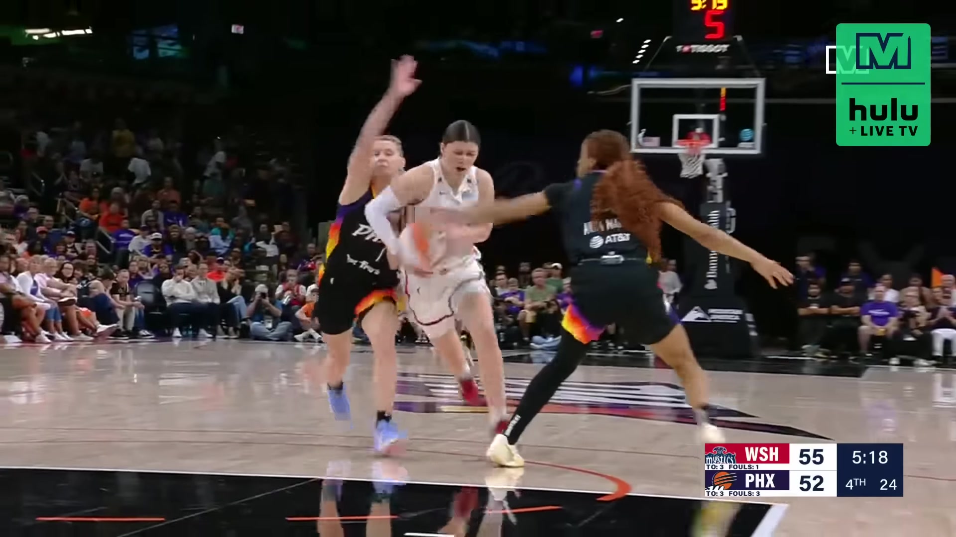 WNBA常规赛华盛顿神秘人6268菲尼克斯水星集锦
