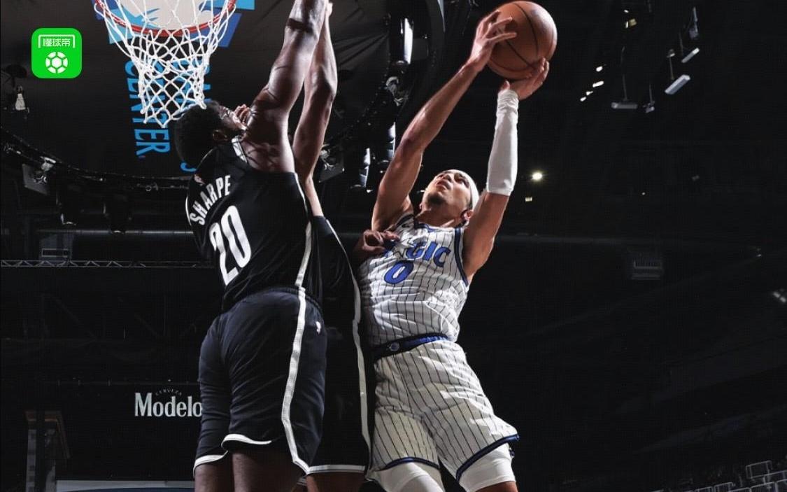 魔术加时104103篮网，班凯罗打板三分绝杀，小波特空砍34分
