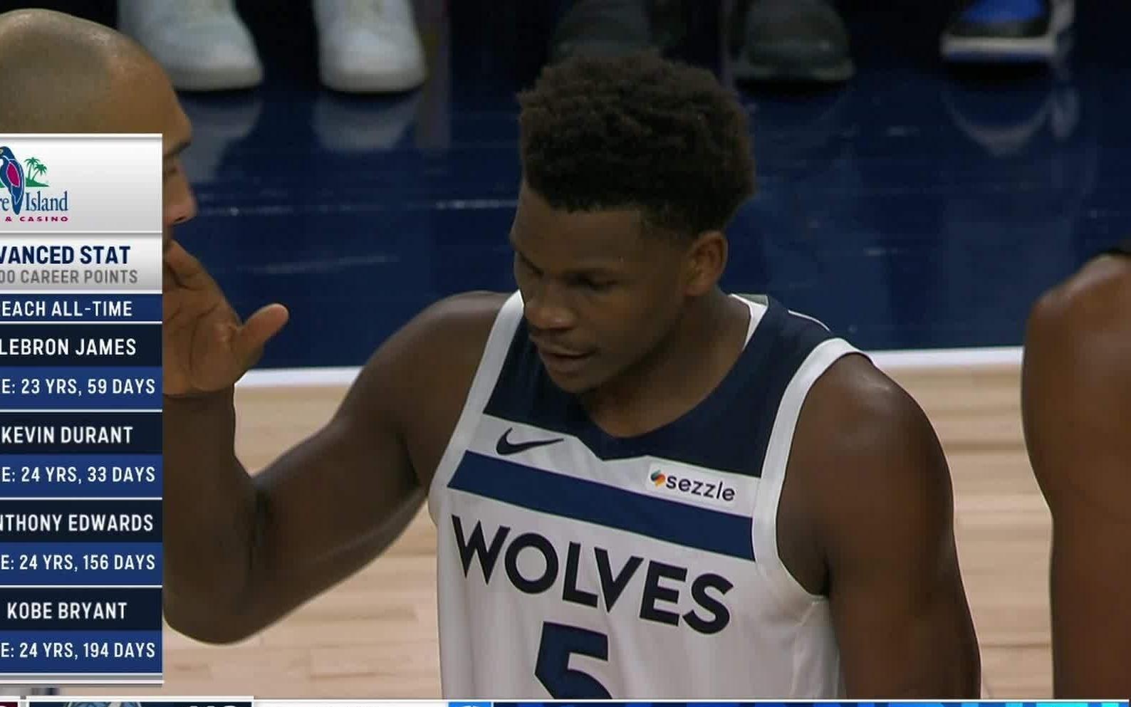 仅次于詹杜，爱德华兹超越科比成为NB