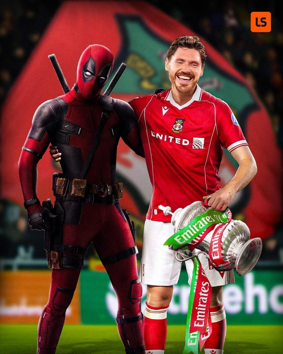 老板“死侍”观战英冠队足总杯爆冷