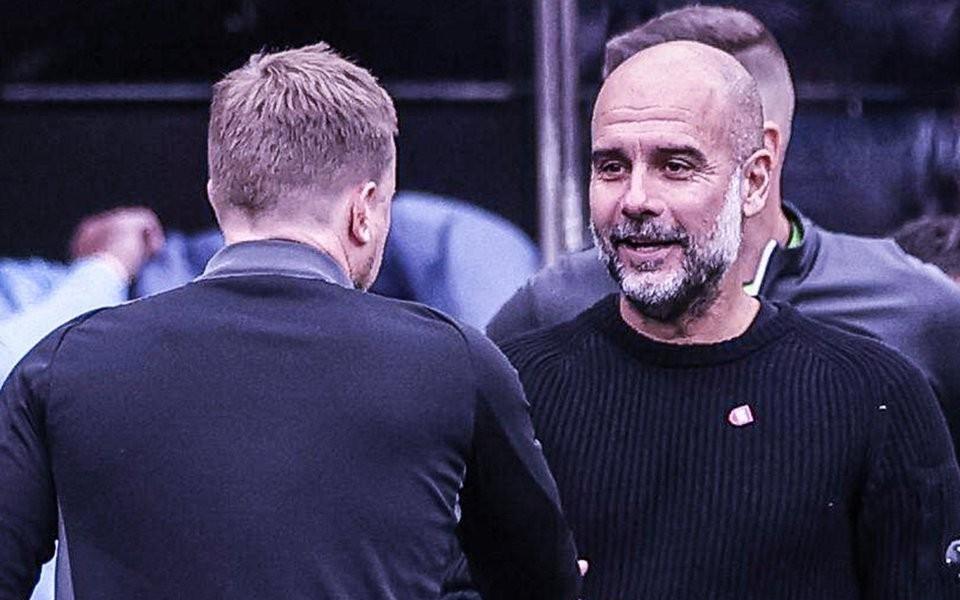 瓜帅执教生涯已16次击败埃迪豪，仅次