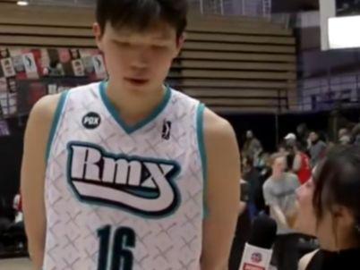 杨瀚森：和混音队友开玩笑说让我当控