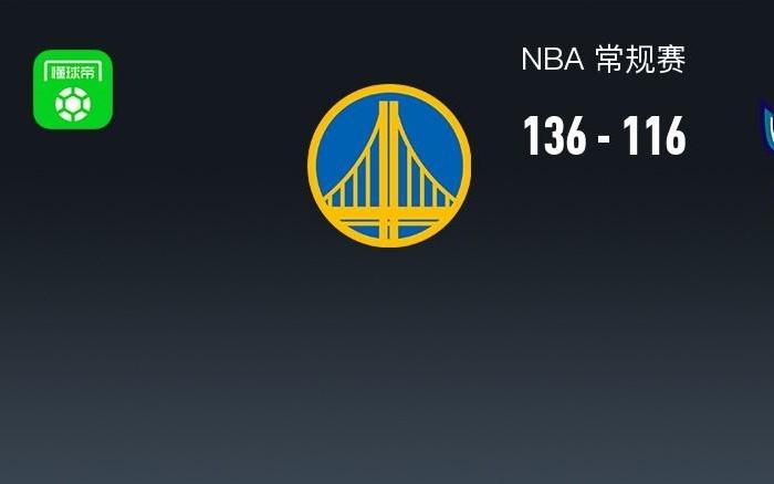 NBA战报：勇士136116黄蜂取NBA3连胜，