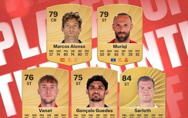 西甲1月最佳球员候选：穆里奇领衔，瑟