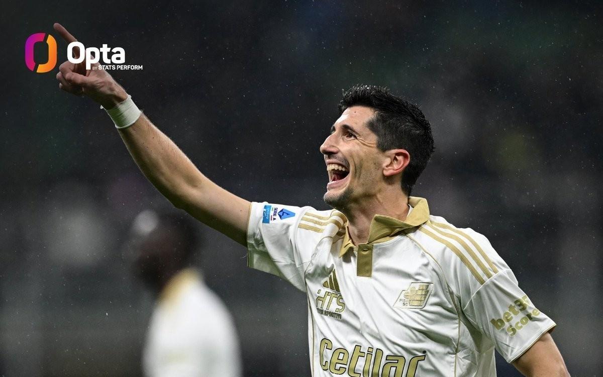 意甲开场30分钟对国米双响，莫雷奥是自伊布以来第一人