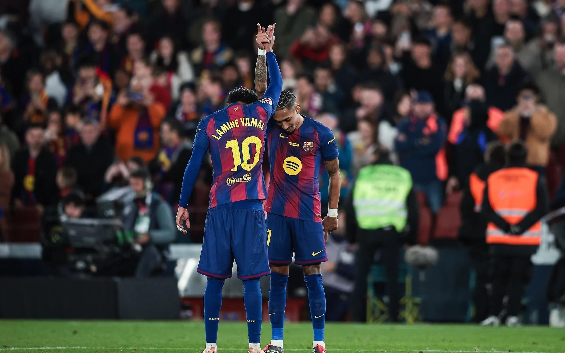 巴萨连续8场在客场或中立场比赛，追平队史纪录