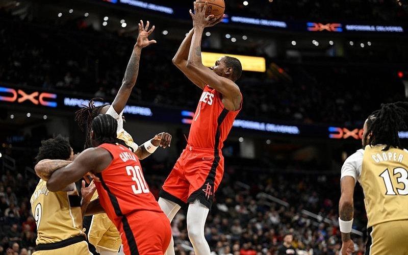 杜兰特30分火箭123118险胜奇才