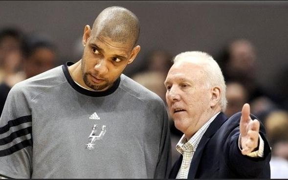 马刺CEO：波波维奇常来球馆进行康复训练邓肯总在那里陪着他