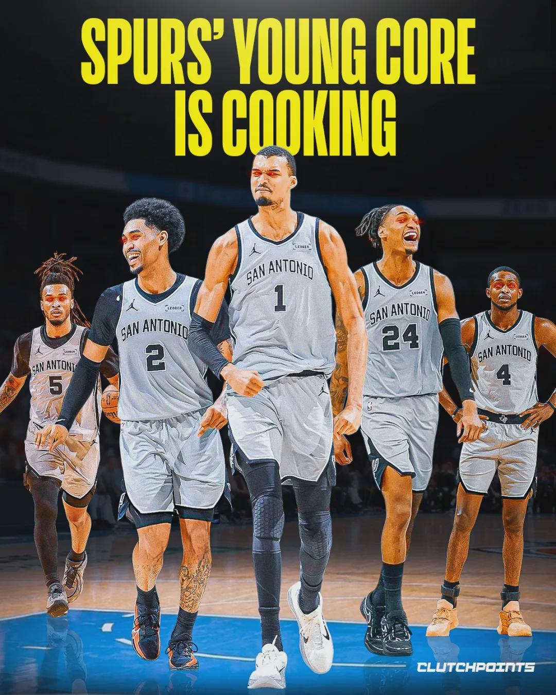 16胜1负！文班亚马39+11！马刺冲击总冠军