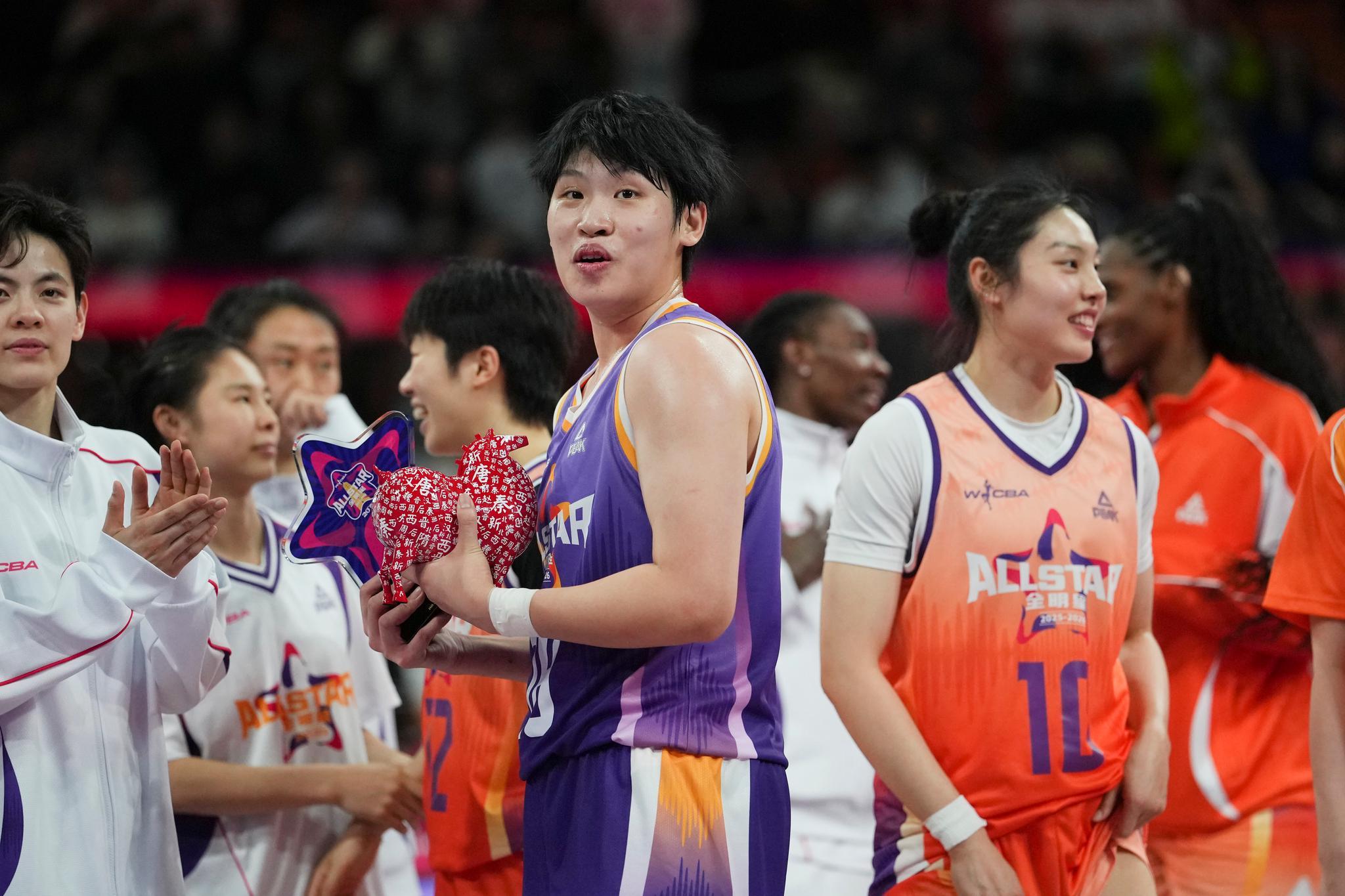 WCBA全明星赛南区队获胜陈明伶荣膺MVP