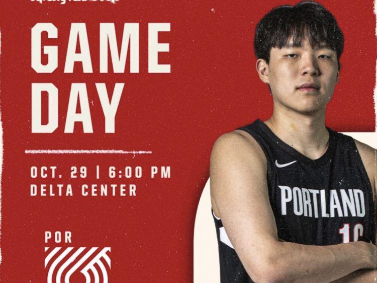 开拓者2分险胜爵士！杨瀚森创造3纪录