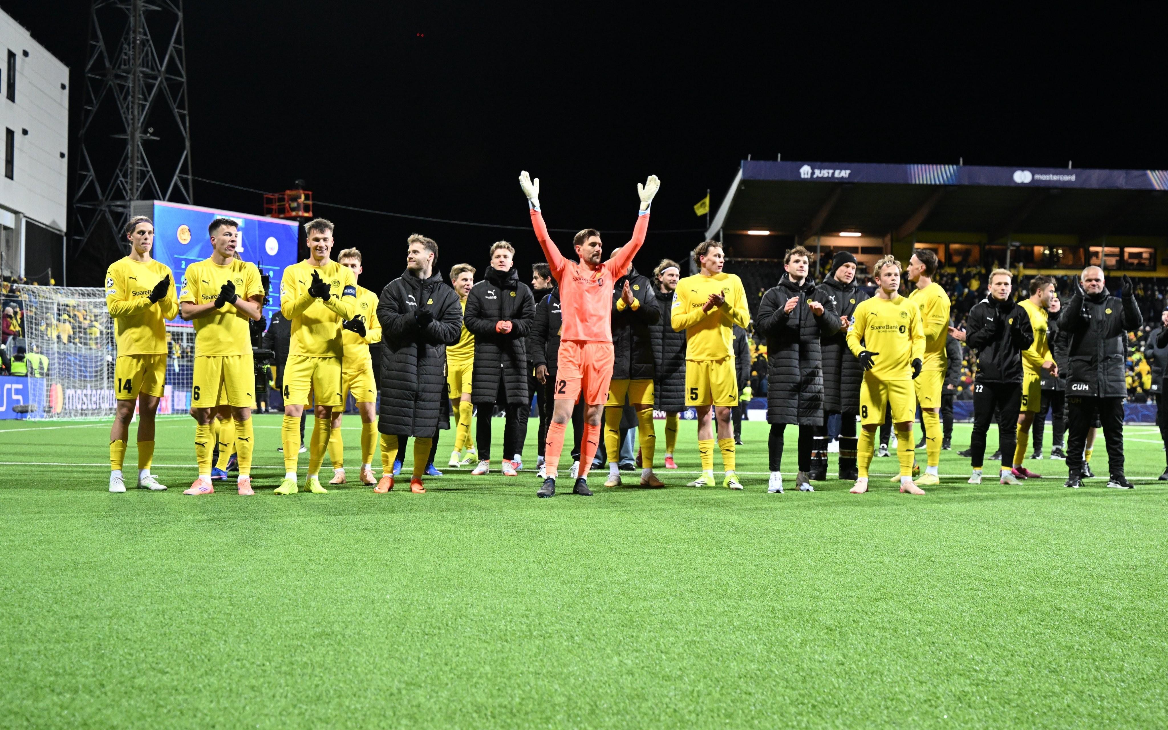 博德闪耀杀入欧冠16强已获超5200万欧奖金，全队身价为5713万