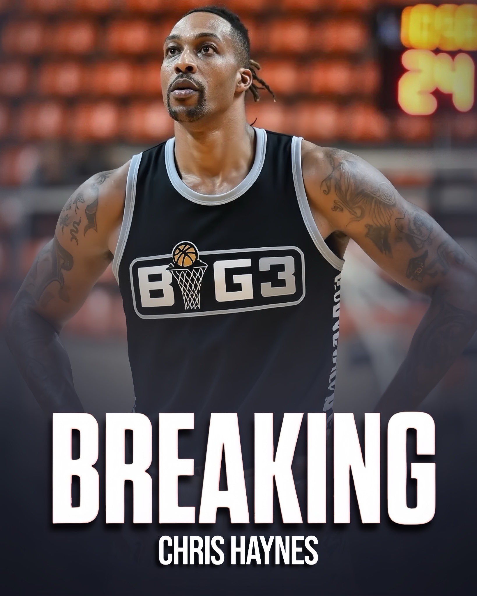 打完退役霍华德加盟BIG3联赛尼克杨麾下的洛杉矶暴动队