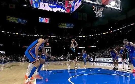 NBA战报雷霆12295大胜开拓者迎9连胜，杨瀚森8分4板3助1抢断1盖帽，亚历山大37分7助，格兰特21分