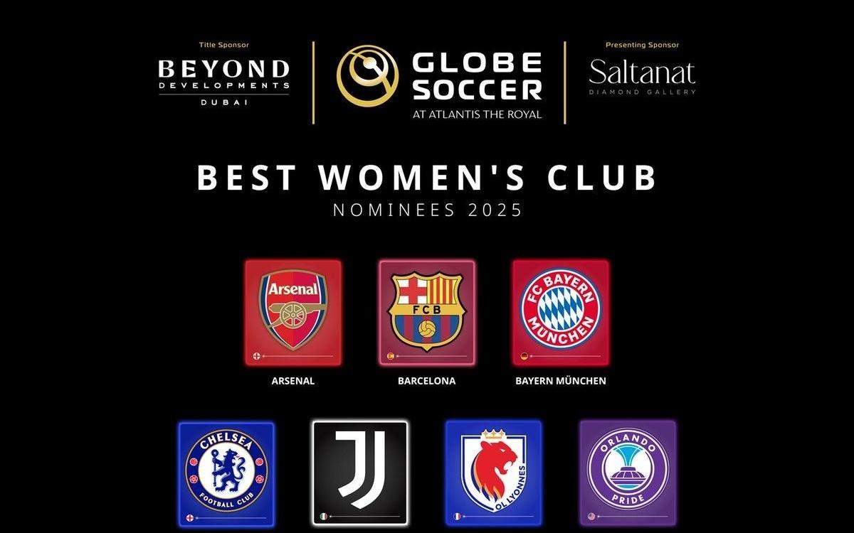 环足奖2025年最佳女足俱乐部候选：阿