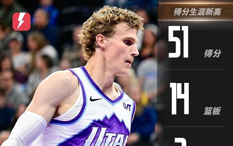 生涯之夜！马尔卡宁出战45分钟，砍下51