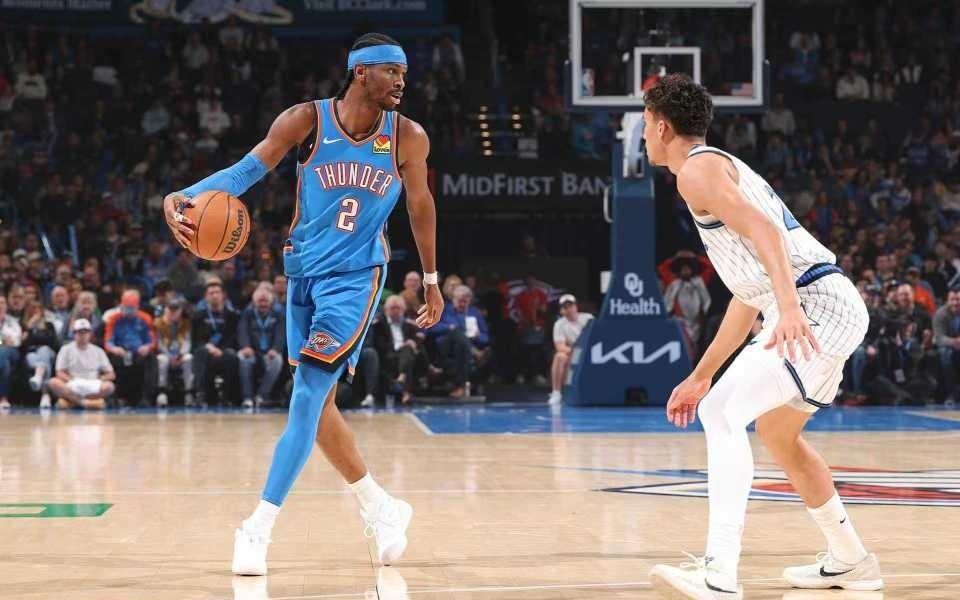 40胜联盟首队！雷霆36分狂胜魔术亚历山大连121场20+哈腾三双