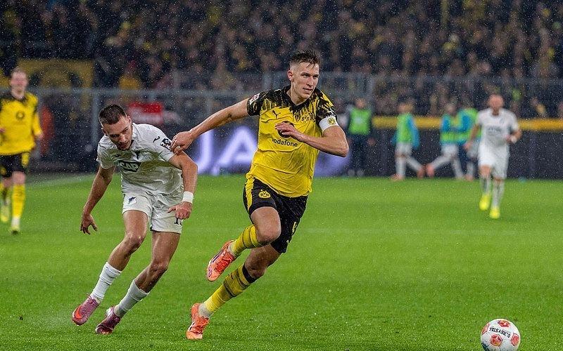 多特蒙德20霍芬海姆，布兰特、施洛特贝克破门