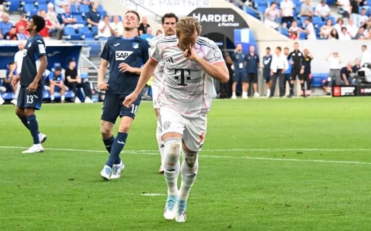 拜仁7连胜开局！德甲跨季14场不败，3战霍芬海姆全胜，凯恩戴帽