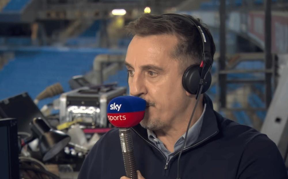 内维尔：曼城成枪手争冠唯一威胁利物