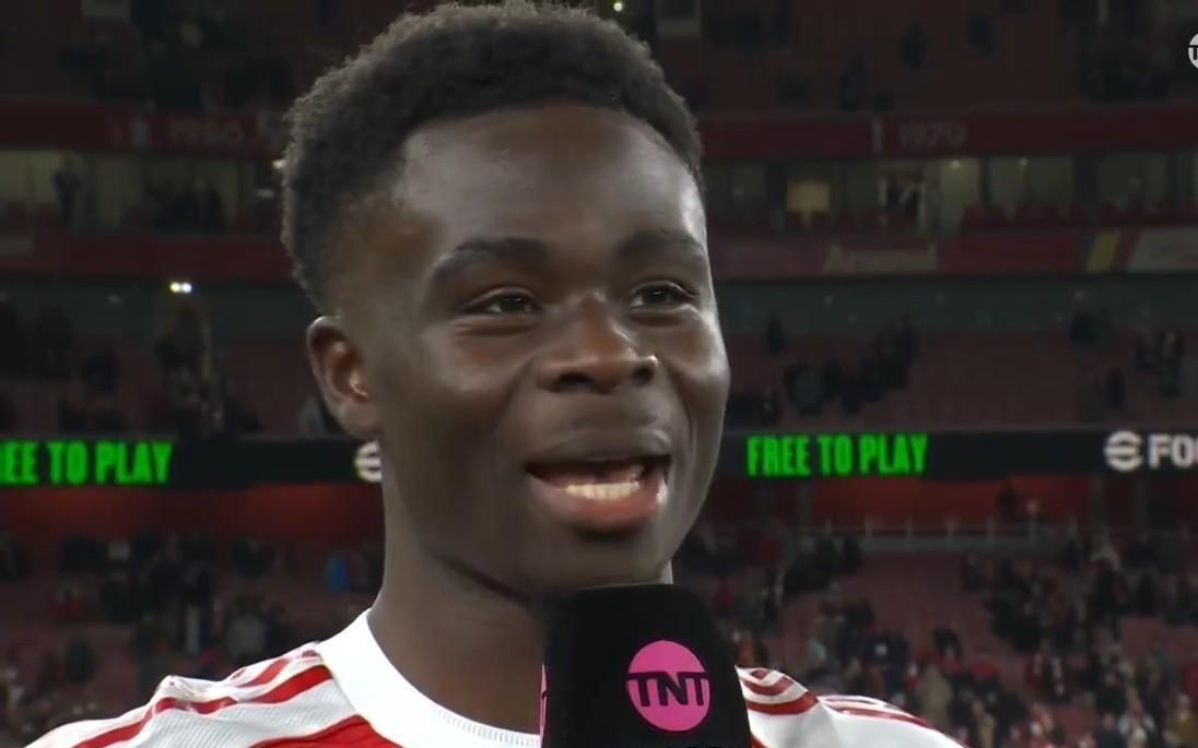 萨卡：有时候你需要运气，而今天运气站