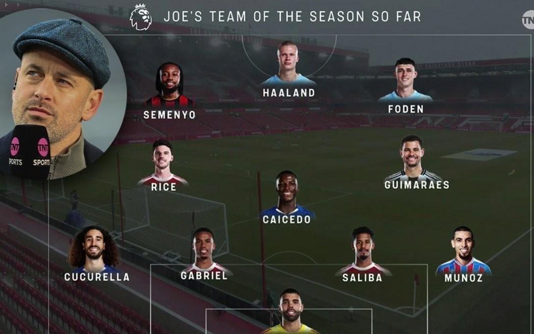 乔科尔评英超赛季至今最佳阵：哈兰德领衔锋线，枪手4人入选