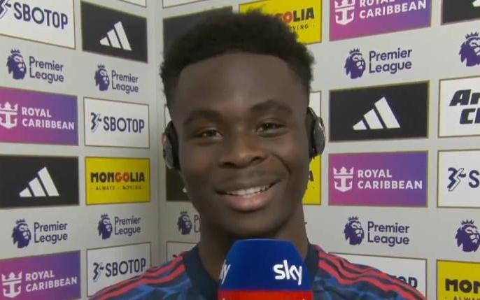 萨卡：我们拿到了近几个赛季没拿到的分撞我那下应该是点球