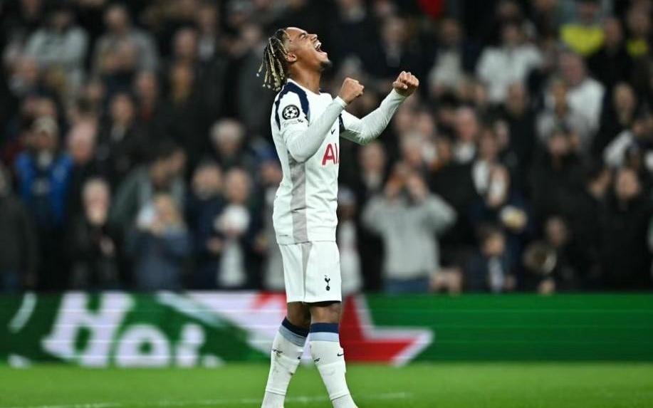 20岁341天，奥多贝尔成为热刺队史欧