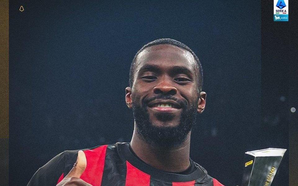 助攻全场唯一进球，托莫里当选米兰vs