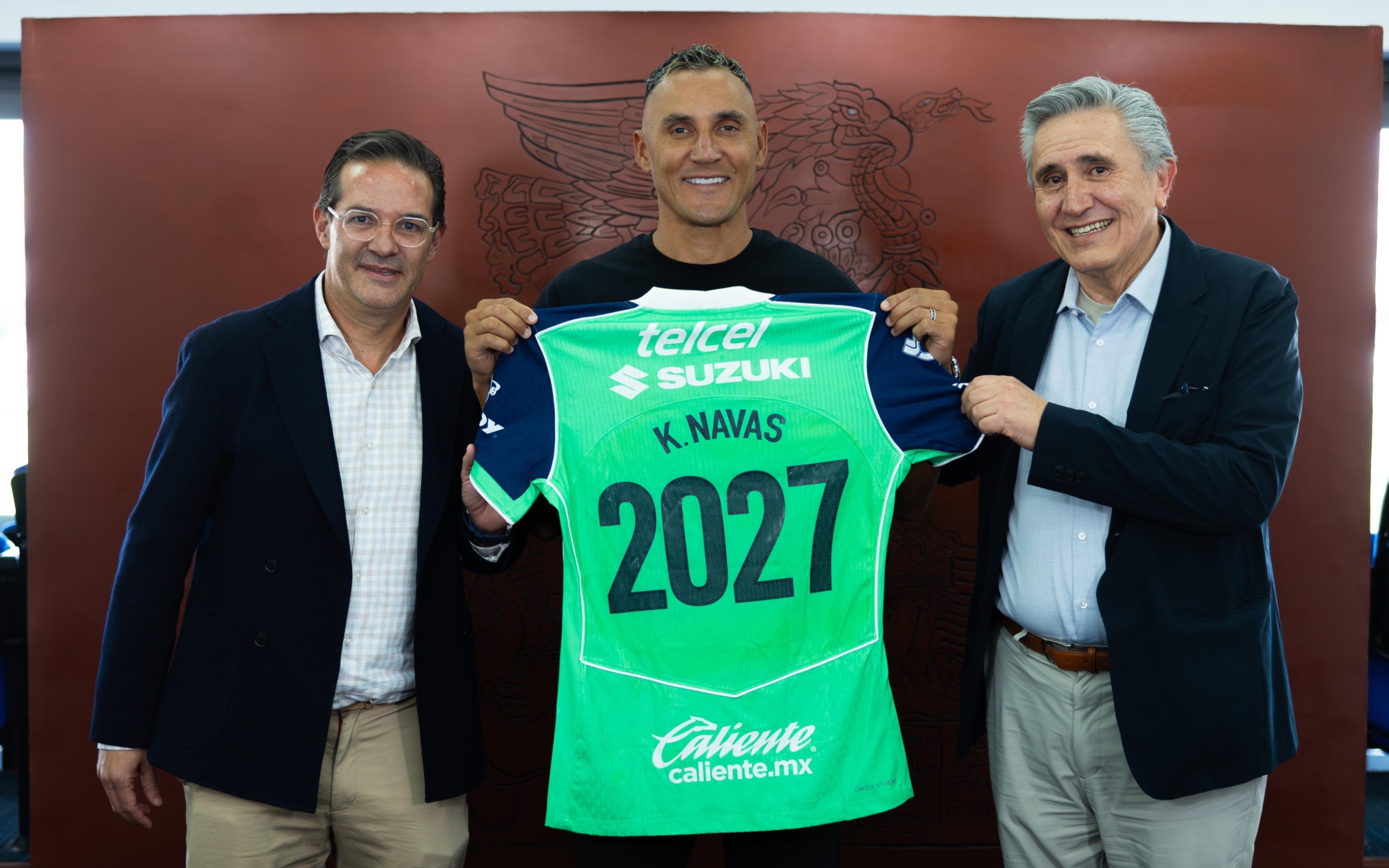 官方：墨西哥美洲狮与39岁前皇马门将纳瓦斯续约至2027年