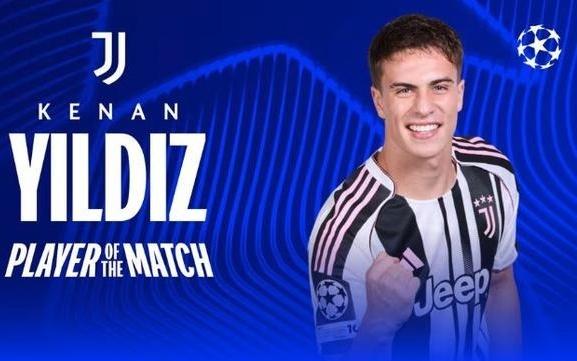 送出助攻，伊尔迪兹当选尤文vs帕福斯