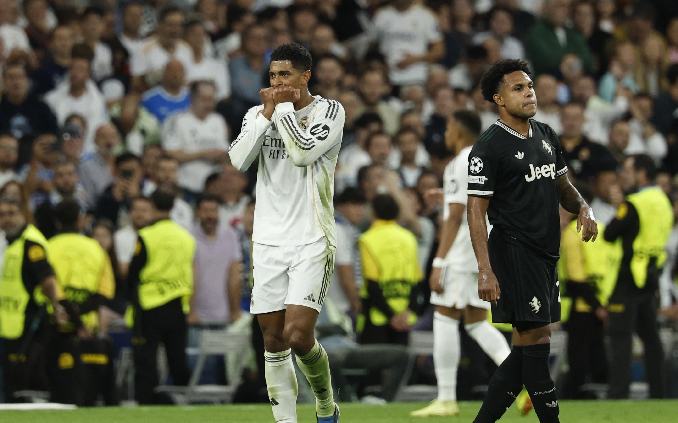 欧冠对阵尤文首开记录，贝林厄姆攻入赛季首球