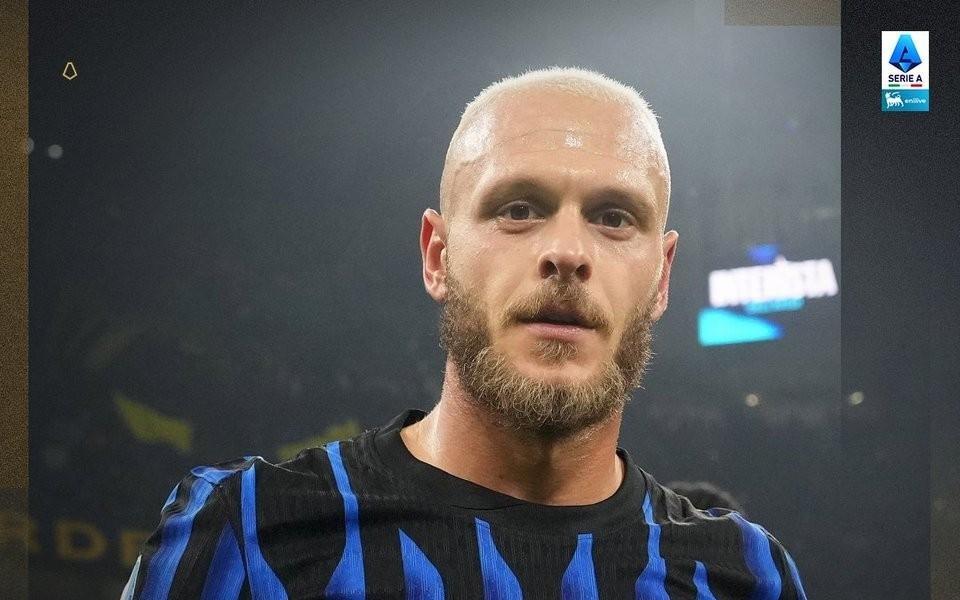 送出助攻，迪马尔科当选国米vs拉齐奥全场最佳球员