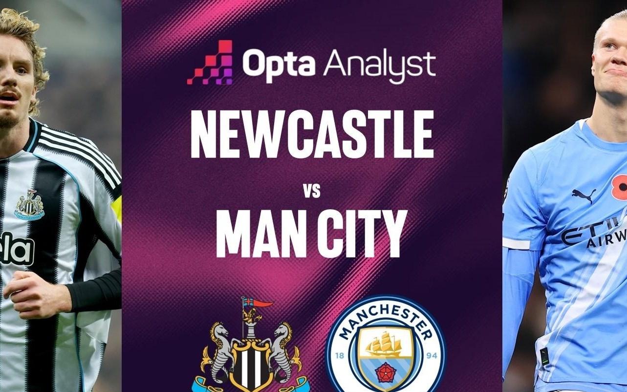 曼城连续33次英超对纽卡都进球，过去35次联赛交手只输1场