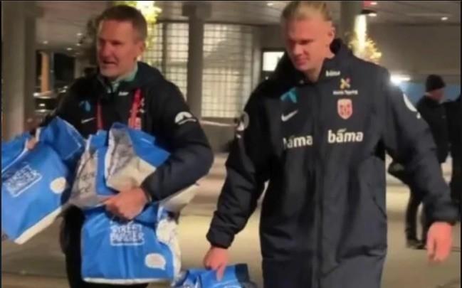 这是真饿了，太阳报：哈兰德赛后买了近