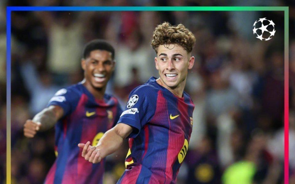 欧冠精彩一夜：巴萨61大胜，大巴黎狂轰7球，阿森纳完胜马竞