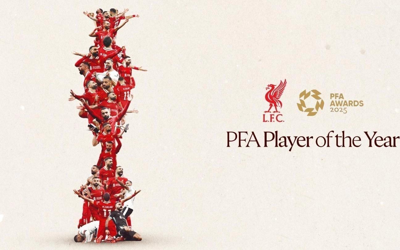 帽子戏法，萨拉赫成为当选PFA年度最佳次数最多的球员