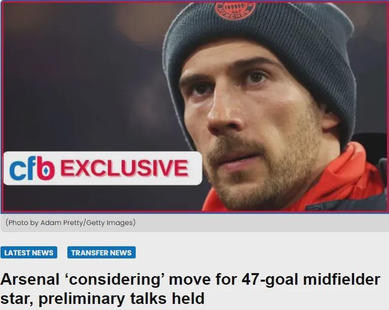 法尔克：阿森纳正考虑免签格雷茨卡！道曼、萨利巴恢复训练！