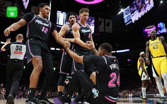 热火142116大胜步行者，维金斯28+6，哈