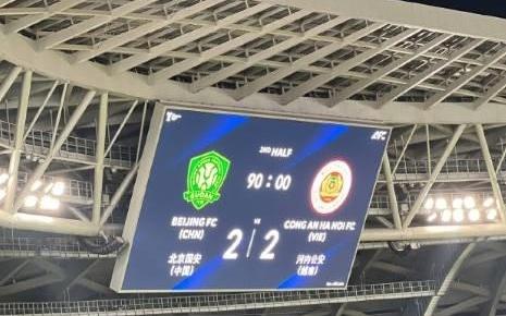 國安vs河內(nèi)公安全場數(shù)據(jù)：控球率41%59%，射門829射正29