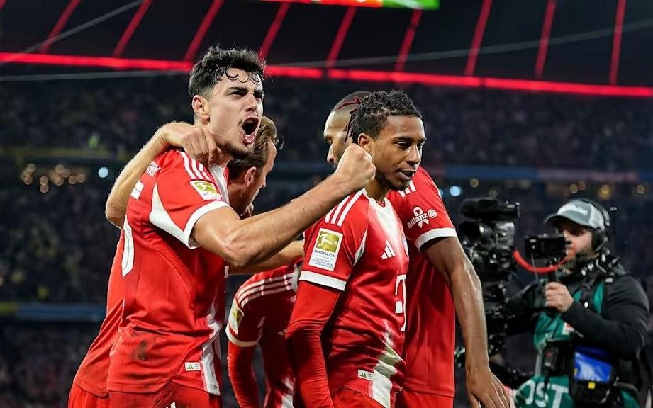 前7轮打入27球，拜仁追平德甲历史同期最多进球纪录