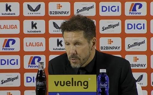 西蒙尼:除了少数强队,几乎所球队客场作战都会遇到问题