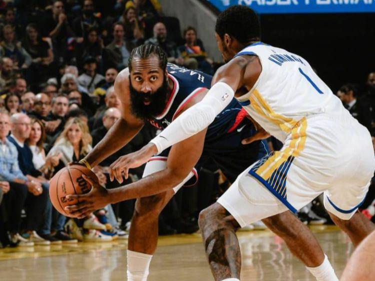 勇士19分大胜快船!库里19+8,哈登下半场0分,巴特勒21+5里程碑