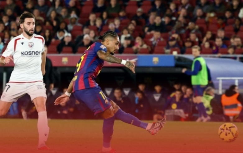 西甲争冠悬念渐无巴萨五连胜+7分领跑，进攻火力五大联赛独一档