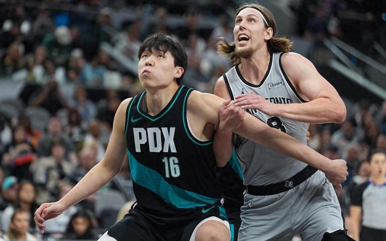 开拓者VS爵士NBA中国德比,杨瀚森PK李凯尔,出场时间有望创新高