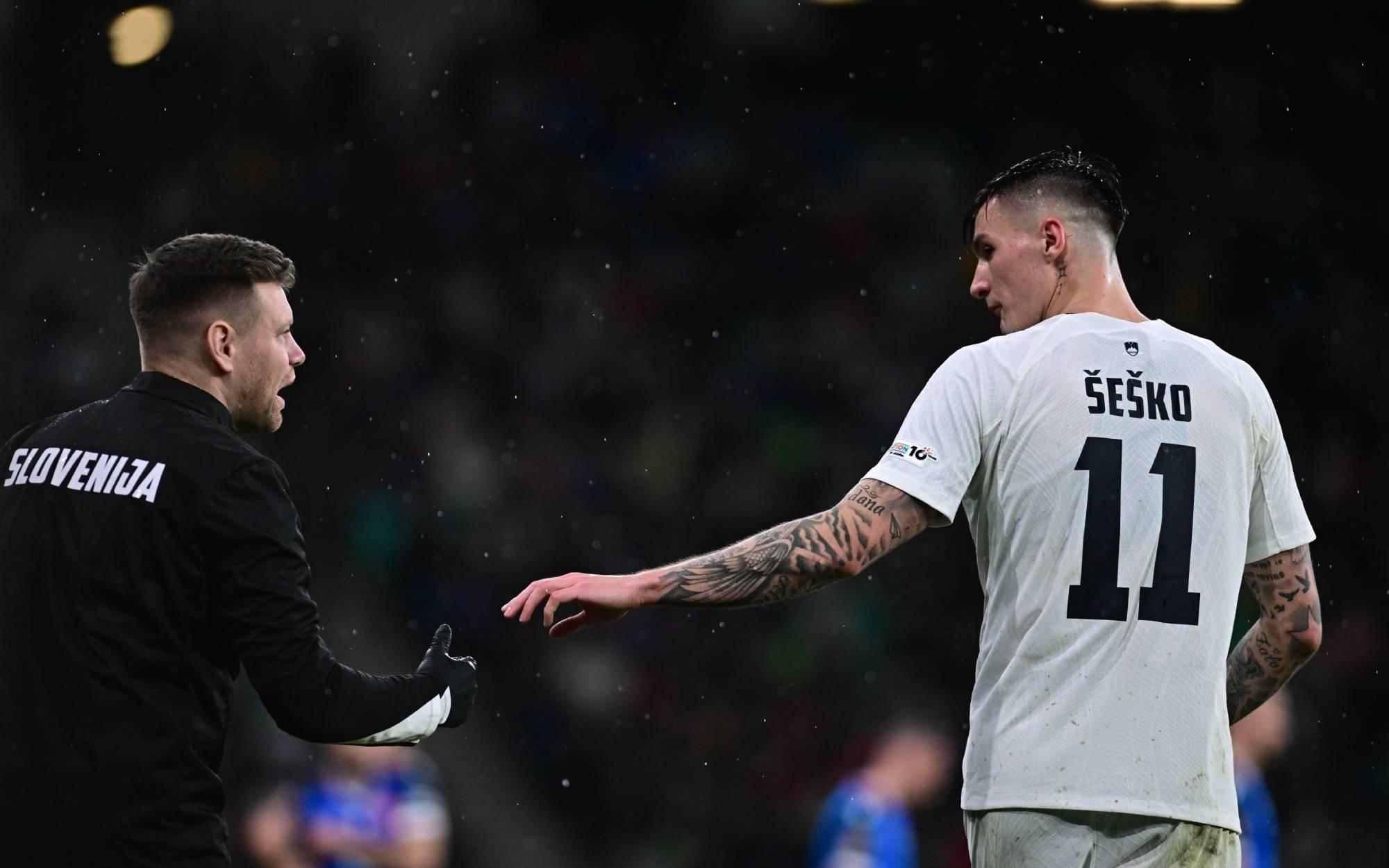 斯洛文尼亚足协官方：谢什科将因伤缺