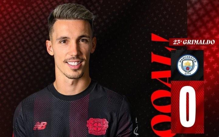 格里马尔多破门，勒沃库森队史第二次