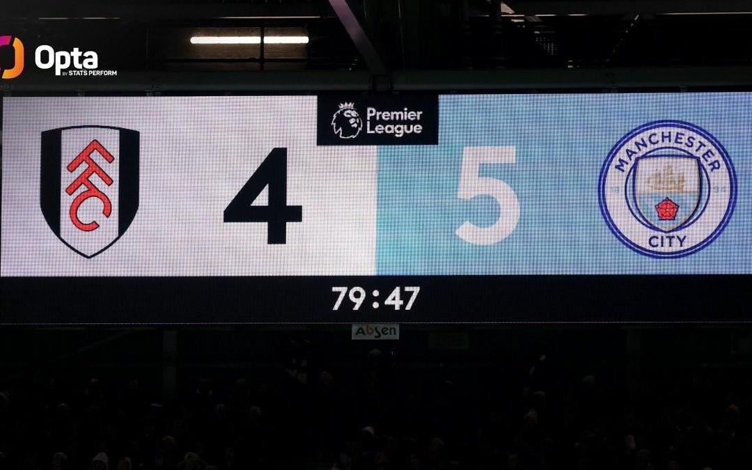 不走运，富勒姆成为英超历史第三支主