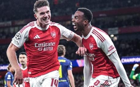 40大胜马竞，阿森纳达成欧冠正赛100胜里程碑