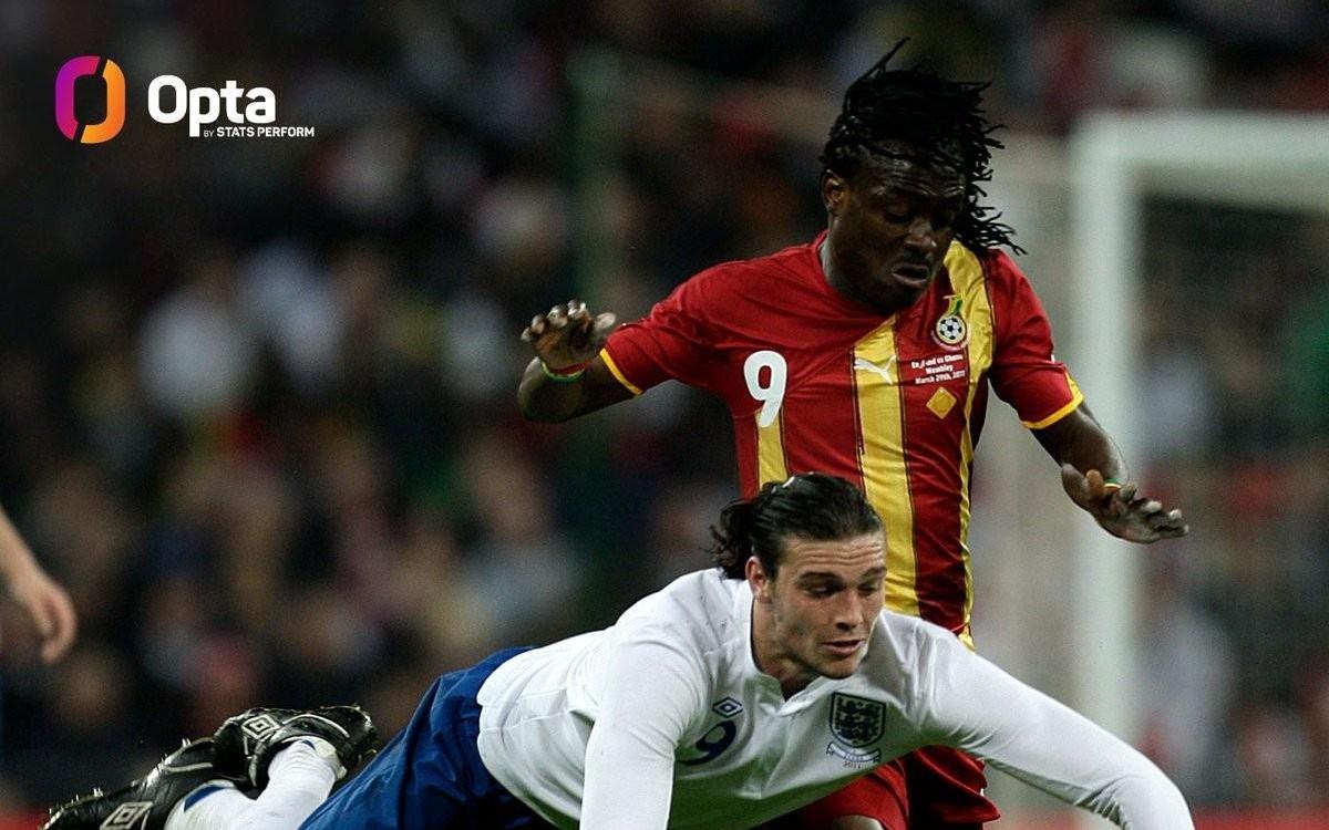 世界杯相遇，英格兰与加纳此前仅在友